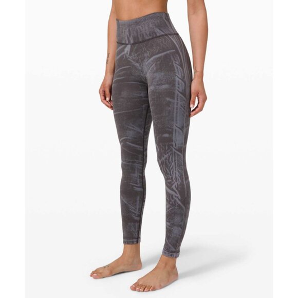lululemon athletica Pants - Lululemon Legging Ebb to Street Tight Stone Wash Graphite Grey Womens 12